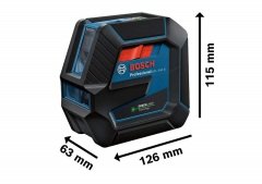 BOSCH GCL 2-50 G Yeşil Lazer Terazi (RM10+DK10 aparatlı)