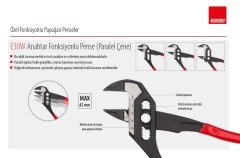 CETA-FORM Anahtar Fonksiyonlu Fort Pense (Paralel Çene) - E30W-54-0250