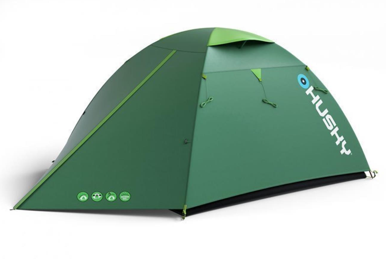 HUSKY Bird 3 Kişilik Kamp Çadırı - Yeşil
