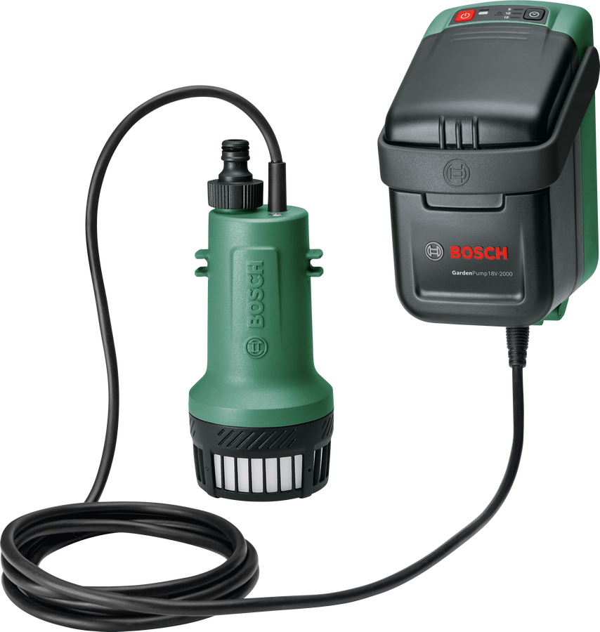 BOSCH GardenPump 18V-2000 Akülü Bahçe Pompası 18 Volt 2.5 Ah