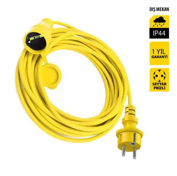 Stanley ST-EC-0515 Uzatma Kablosu 5 Mt, 3x1.5mm, 1 Prizli, IP44