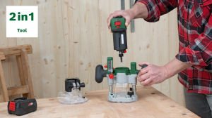 BOSCH AdvancedTrimRouter 18V-8 Combi Akülü Freze Makinası Seti (Akü ve Şarj Aleti Hariç)