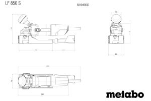 METABO LF 850 S Boya - Cila - Vernik Kazıma Makinası