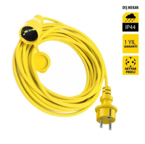 Stanley ST-EC-2515 Uzatma Kablosu 25 Mt, 3x1.5mm, 1 Prizli, IP44