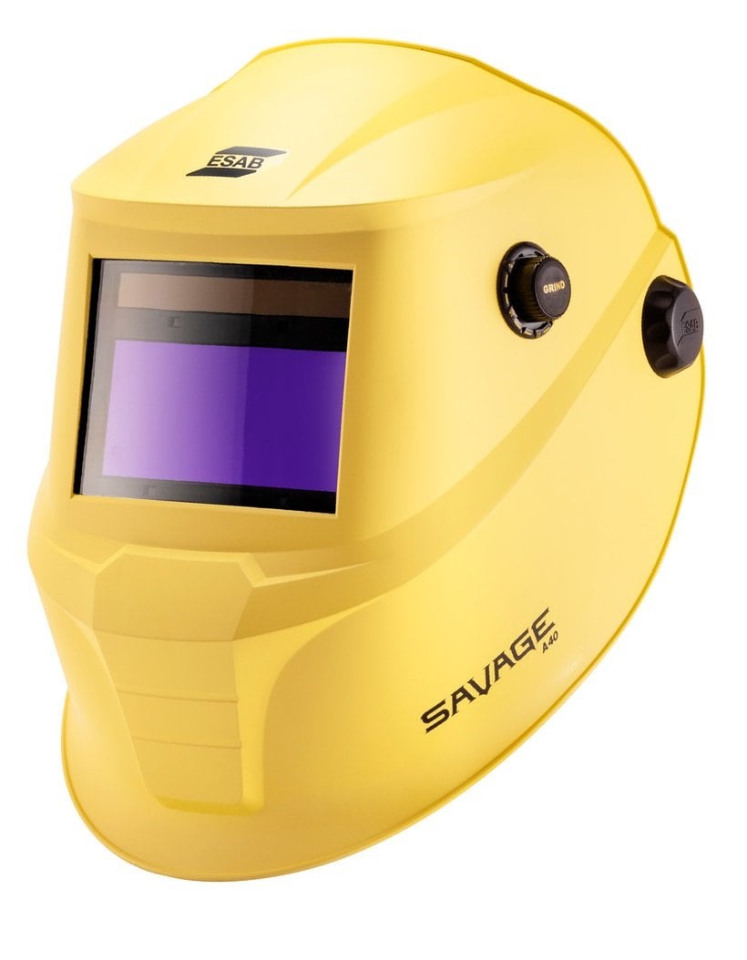 ESAB SAVAGE A40 Colormatik Kaynak Baş Maskesi Sarı