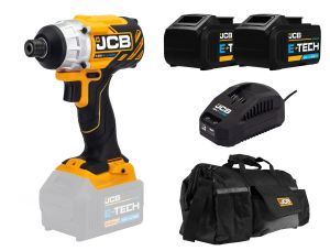 JCB 18BLID-44 18 Volt Torklu Vidalama Makinası 4 Amper Çift Akü Bez Çantalı