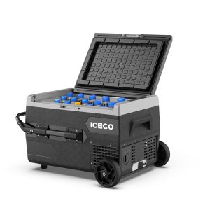 ICECO K65S 12/24Volt 65 Litre Akülü/Kablolu/ Kompresörlü Tekerlekli Outdoor Oto Buzdolabı/Dondurucu (Akü Dahil Değildir)