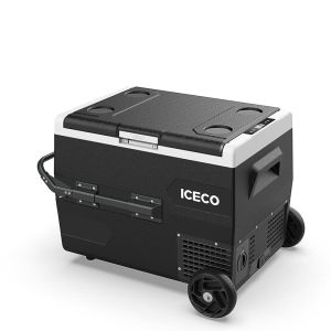 ICECO K65S 12/24Volt 65 Litre Akülü/Kablolu/ Kompresörlü Tekerlekli Outdoor Oto Buzdolabı/Dondurucu (Akü Dahil Değildir)