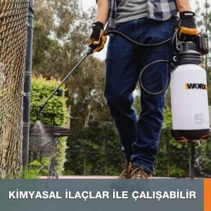 WORX WG829E Şarjlı İlaçlama Pompası 5 Lt 20 Volt