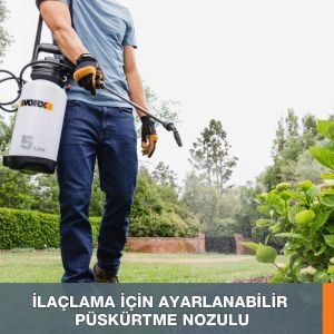 WORX WG829E Şarjlı İlaçlama Pompası 5 Lt 20 Volt