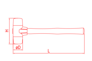 İZELTAŞ Plastik Çekiç 30 mm (5850 25 0030)