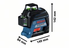 BOSCH GLL 3-80 G Yeşil 360 Derece Lazer Terazi