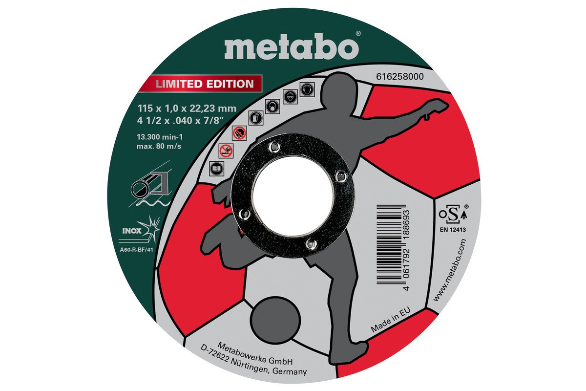 METABO Novarapid 115x1.0 mm İnox Metal Kesme Taşı 616258000