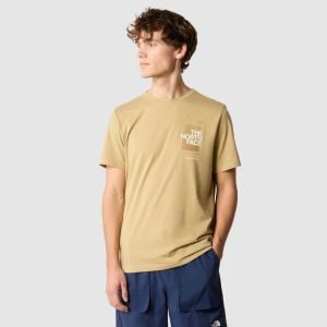 THE NORTH FACE Foundation Grafik Erkek T-Shirt Bej