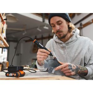 WORX WX988 MakerX 20 Volt Akülü Ahşap Yakma ve Gravür Seti