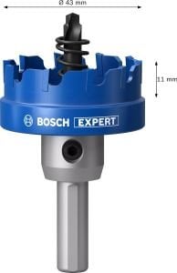 BOSCH EXPERT TCT Elmas Uçlu Panç 43 mm