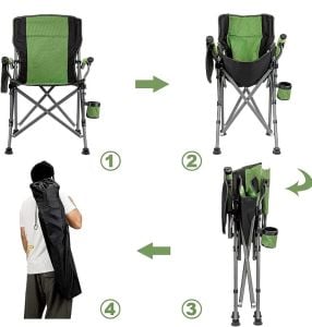 MADFOX Roxy Katlanır Kamp Sandalyesi (Yeşil)