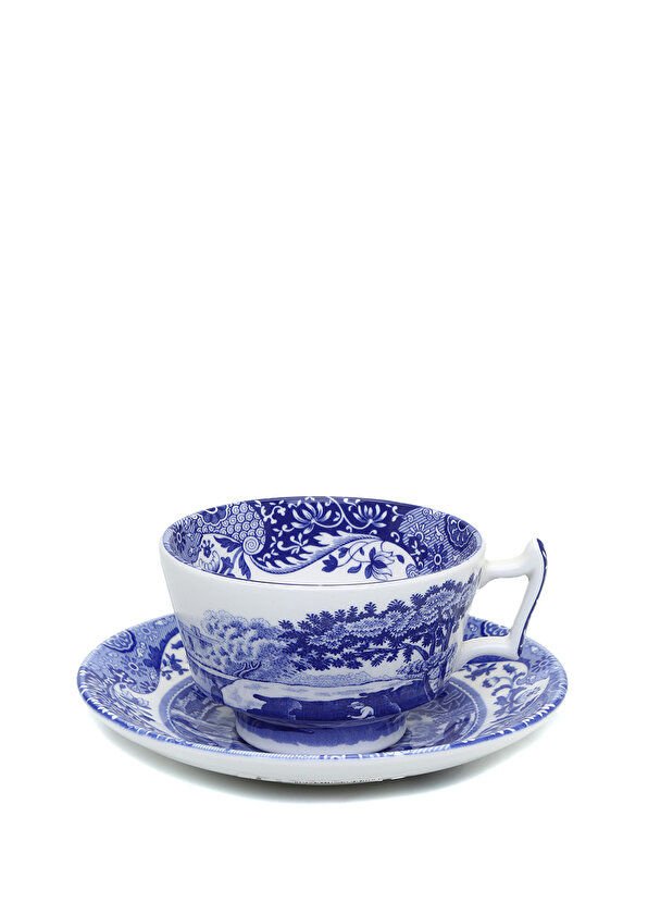 Spode Blue Italian Porselen Çay Fincanı