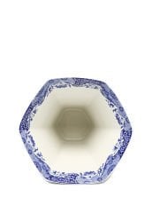 Spode Mavi Beyaz Porselen Vazo