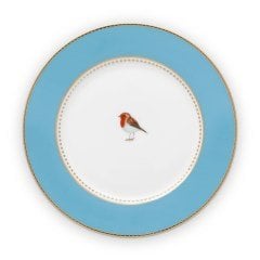 Love Birds Tabak 21 Cm, Mavi
