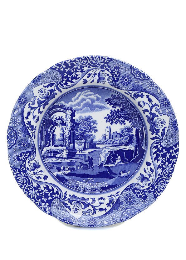 Spode Blue Italian Porselen Çorba Tabağı