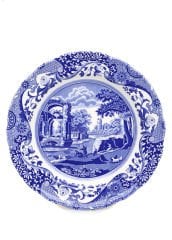 Spode Blue Italian Porselen Yemek Tabağı