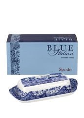 Spode Blue Italian Porselen Tereyağlık
