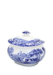 Spode Blue Italian Porselen Şekerlik