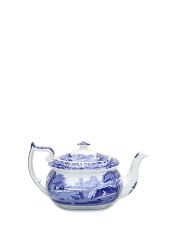 Spode Blue Italian Porselen Demlik