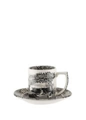 Spode Black Italian Porselen Espresso Fincanı