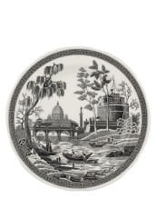 Spode Heritage Siyah Desenli Porselen Yemek Tabağı