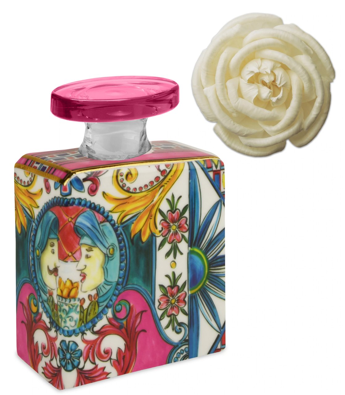 Porselen Oda Kokusu Şişesi 240 Ml Pembe