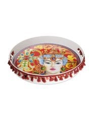 Gio Yuvarlak Tepsi 40 Cm, Kırmızı, 40 Cm