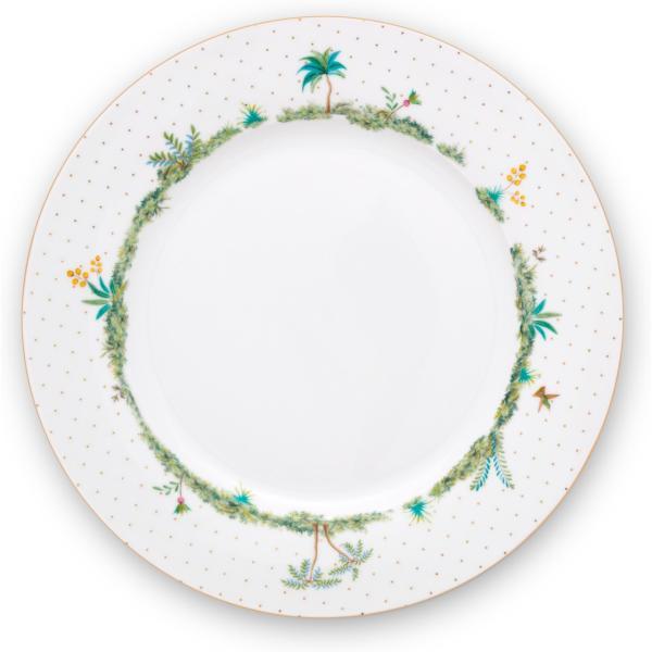 Jolie Beyaz Yemek Tabağı 26.5 cm
