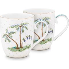 Jolie ikili Beyaz Küçük Mug Seti 145 ml.