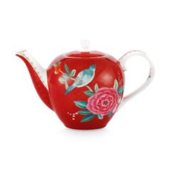 Blushing Birds Küçük Kırmızı Demlik 750 Ml.
