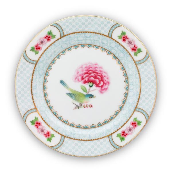 Blushing Birds Beyaz Tabak 17 Cm