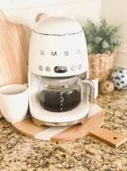 Smeg- Linea 50's Retro Style- Filtre Kahve Makinesi - Cream Dcf02creu