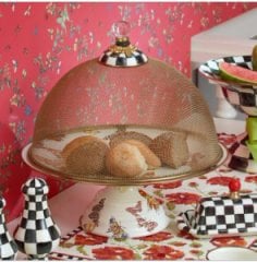 Courtly Check Mesh Dome - Large
