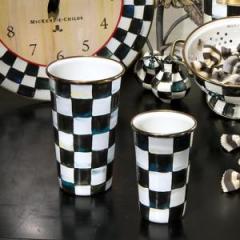 Courtly Check Enamel Tumbler-10 Ounce