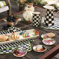Flower Market Canape Plates - Set of 4