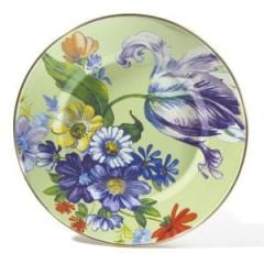 Flower Market Dinner Plate - Green