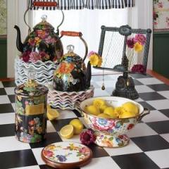 Flower Market Large Canister - Black