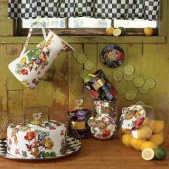 Flower Market Small Canister - Black