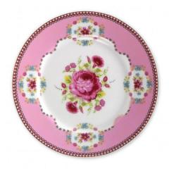 Pip Pembe Pasta Tabağı 17 Cm