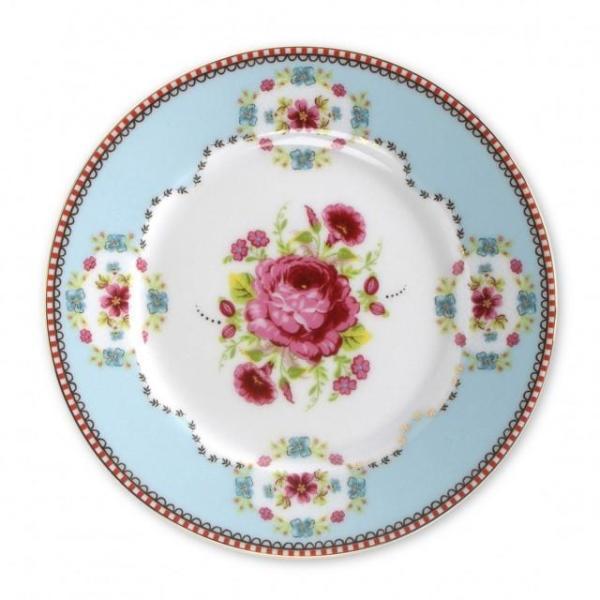 Pip Mavi Pasta Tabağı 17 Cm