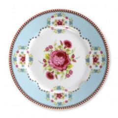 Pip Mavi Pasta Tabağı 17 Cm