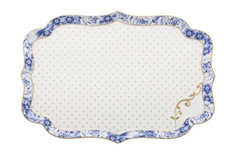 Royal Beyaz / Mavi Tepsi 26 Cm.
