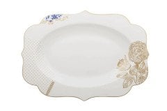 Royal Beyaz Oval Tepsi 40 Cm.