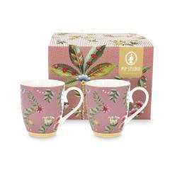 La Majorelle İkili Büyük Mug Seti 350 Ml., Pembe